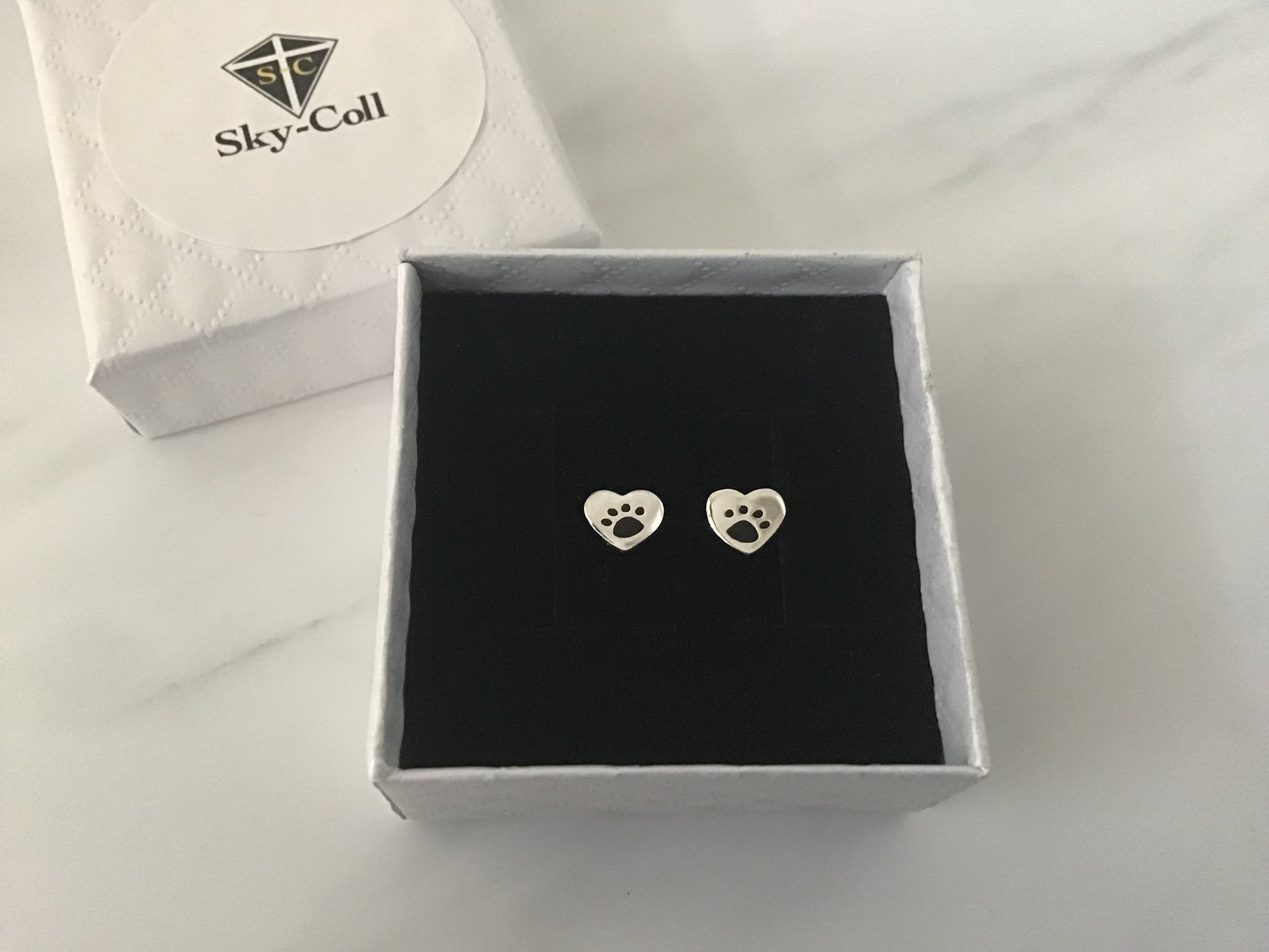 Hearts of winter stud on sale earrings