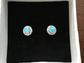 Genuine 925 Sterling Silver Blue Opal Pair of Stud Earrings, 6mm, Gorgeous