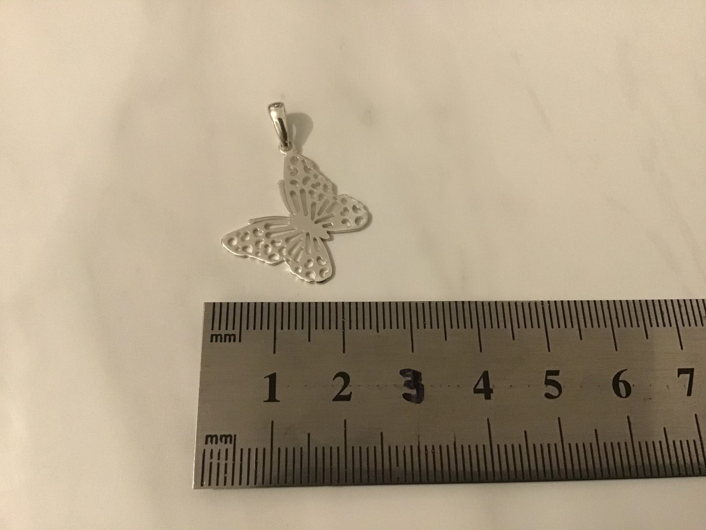 Genuine Sterling silver 925 Butterfly Pendent