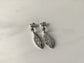 Genuine 925 Sterling Silver Sparkly CZ Drop Earrings